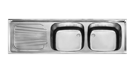 سینک صنعتی اخوان مدل S9 روکار راست