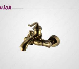 شیر البرز روز مدل اسپیرال طلا مات حمام