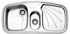 سینک استیل البرز مدل 610 توکار چپ