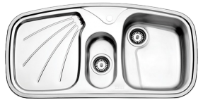 سینک استیل البرز مدل 610 توکار راست